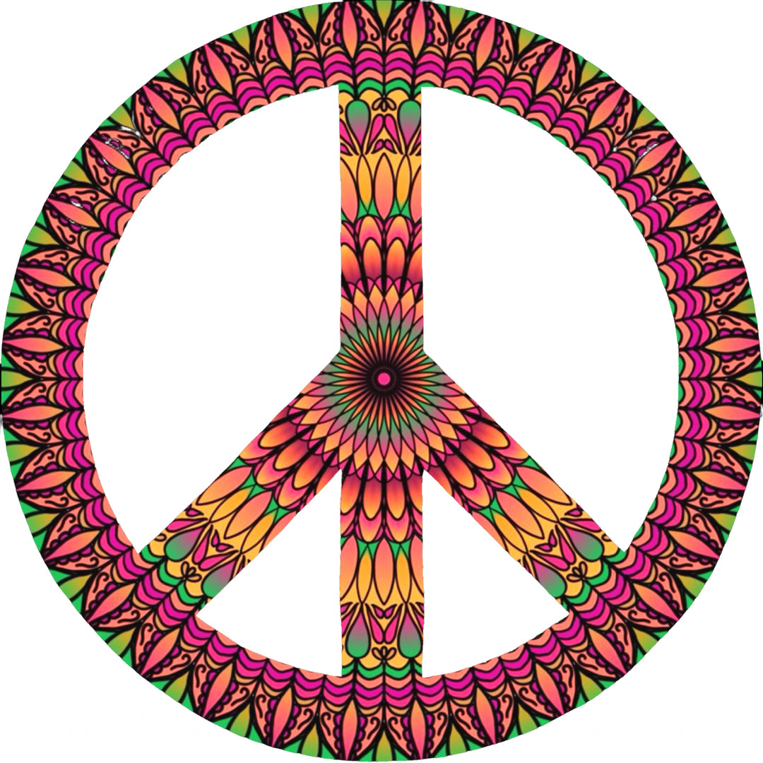 T-shirt Mandala Peace Sign