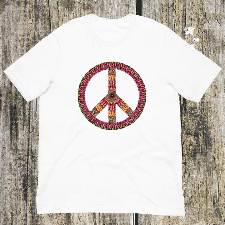 T-shirt Mandala Peace Sign