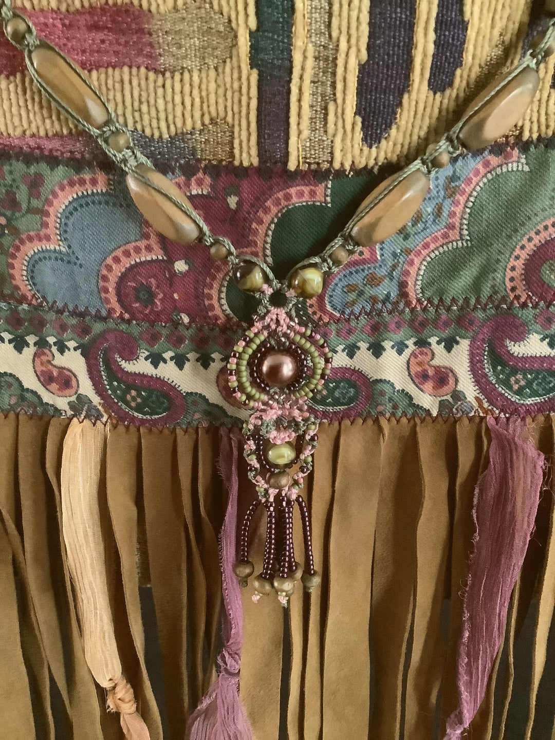 Sturdy Boho Camel Festival Bag