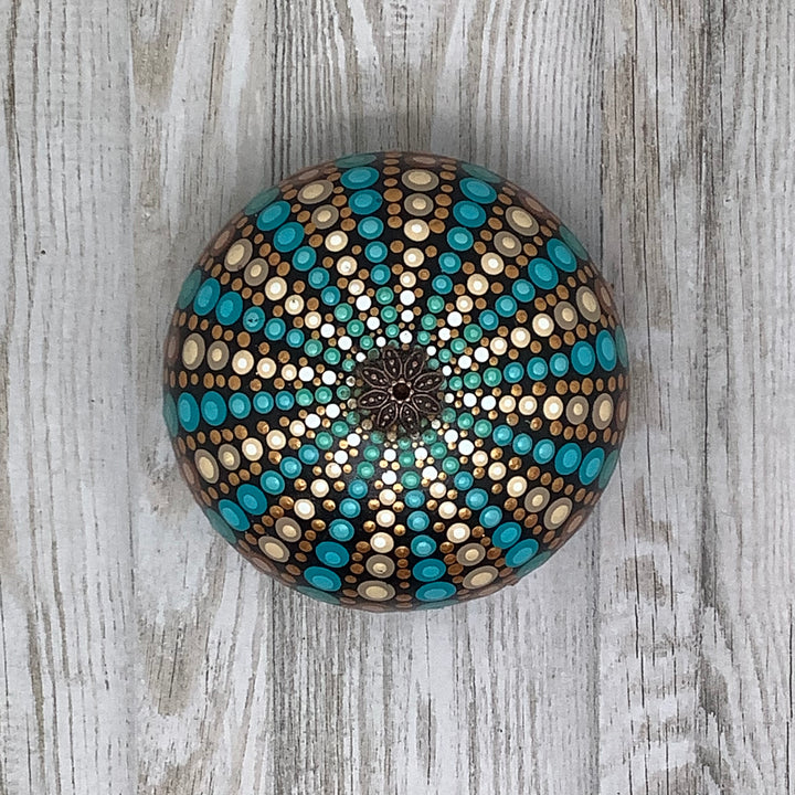 Mandala Stone Sea Urchin sphere