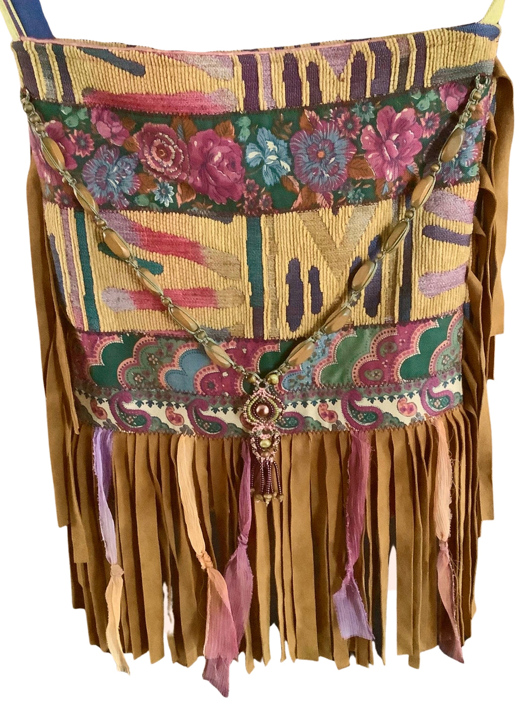 Sturdy Boho Camel Festival Bag