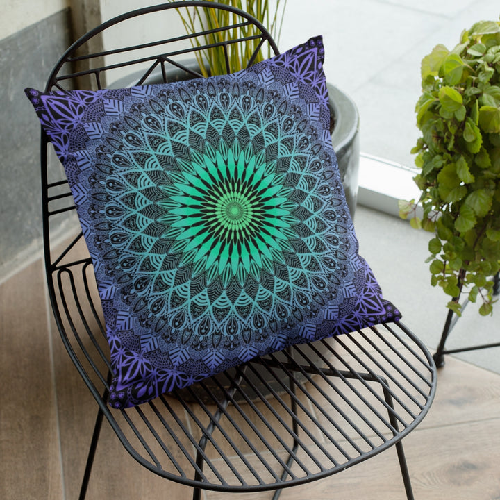 Pillow Case Mandala Purple Rain