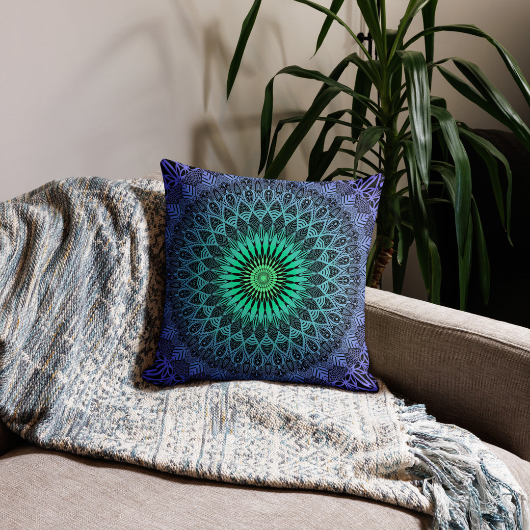 Pillow Case Mandala Purple Rain