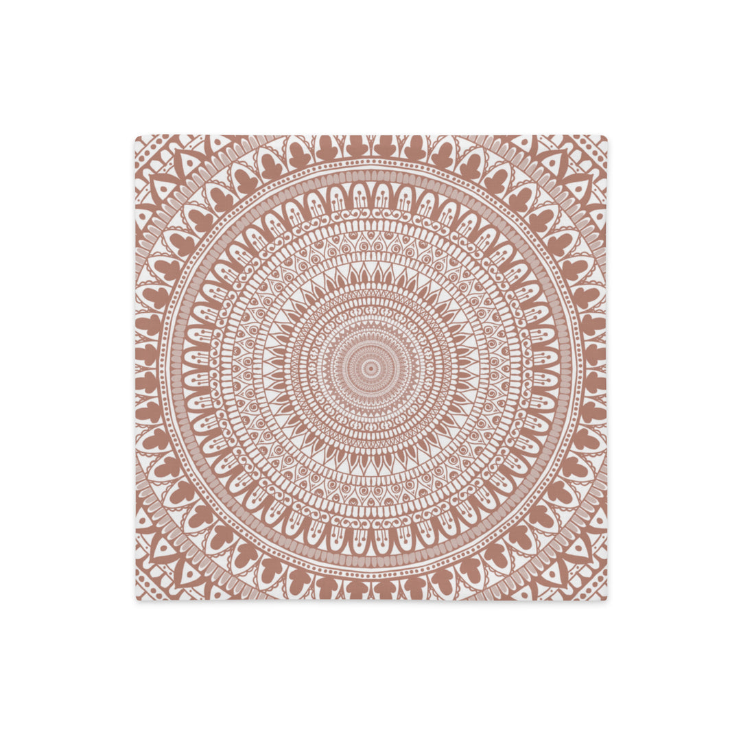 Pillow Case Mandala Mehndi Naturel Colors