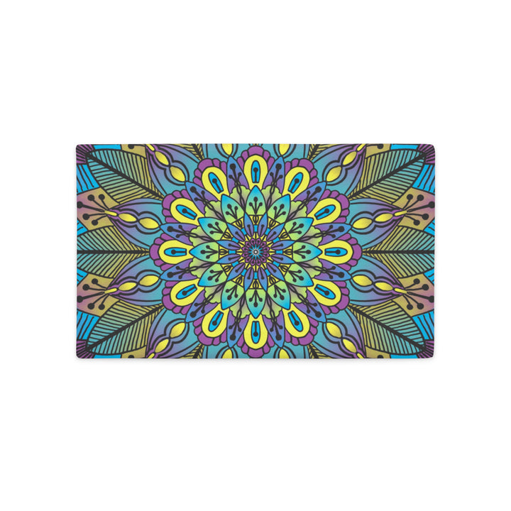 Flower Mandala Pillow Cover | Mandala Pillow Cover | Mandala Stone