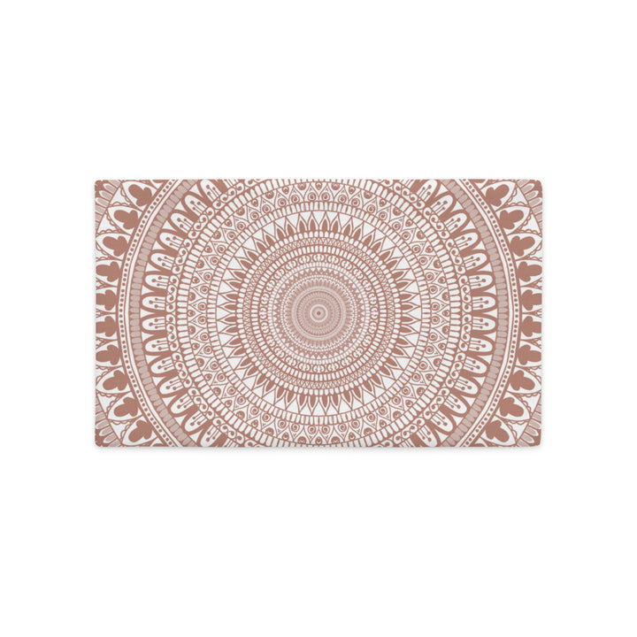 Pillow Case Mandala Mehndi Naturel Colors