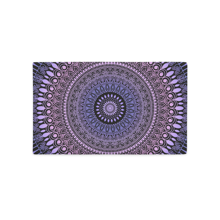 Pillow Case Mandala Henna Design Lavender