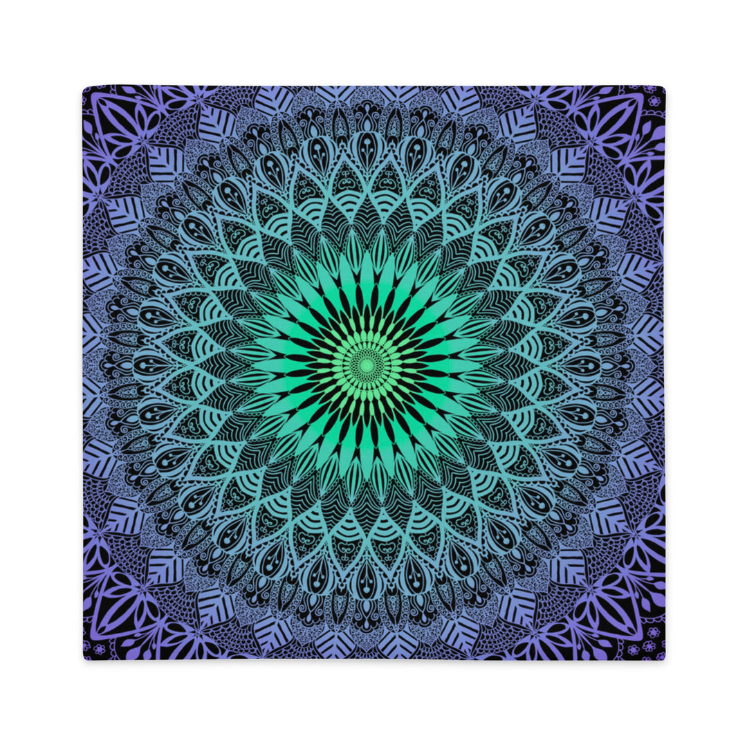 Pillow Case Mandala Purple Rain