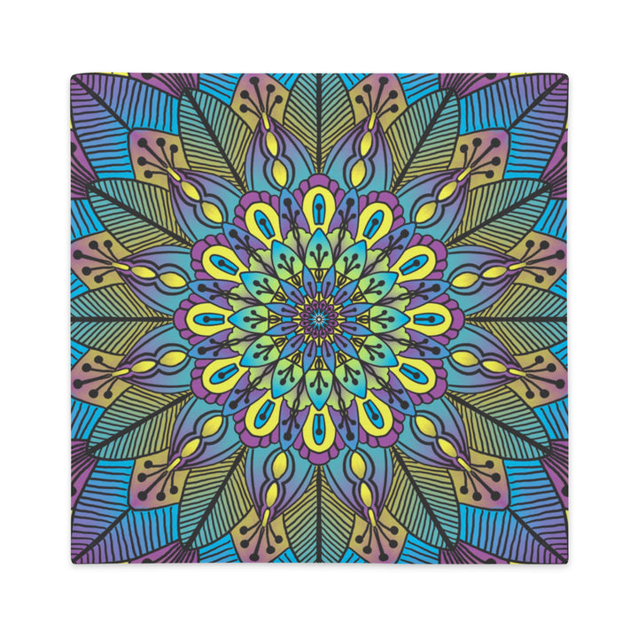 Flower Mandala Pillow Cover | Mandala Pillow Cover | Mandala Stone