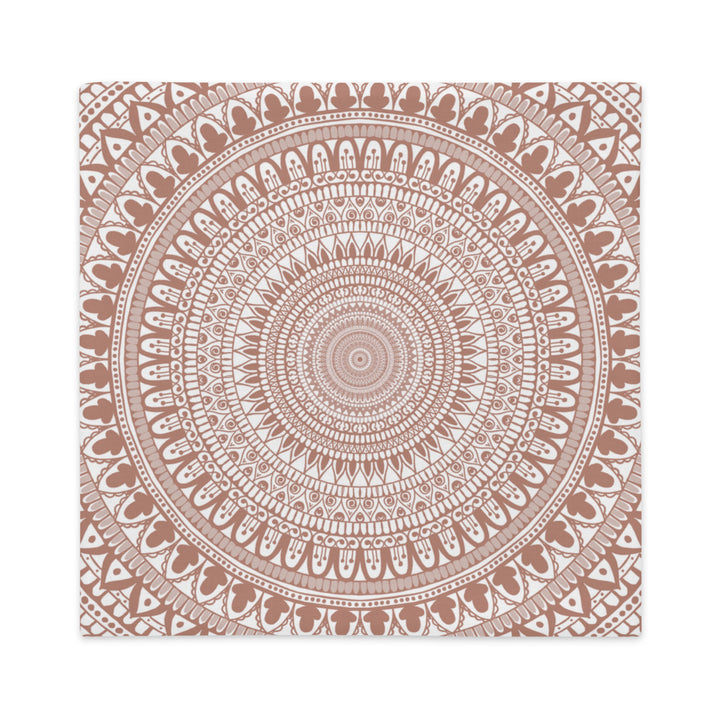 Pillow Case Mandala Mehndi Naturel Colors