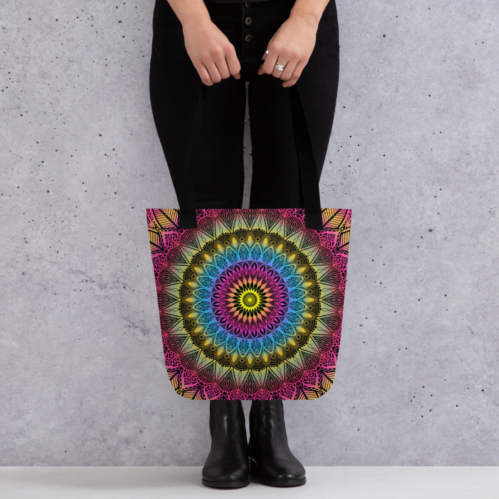 Tote Bag Color Burst