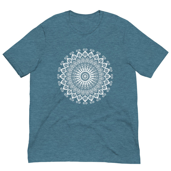 T-shirt White Mandala Design