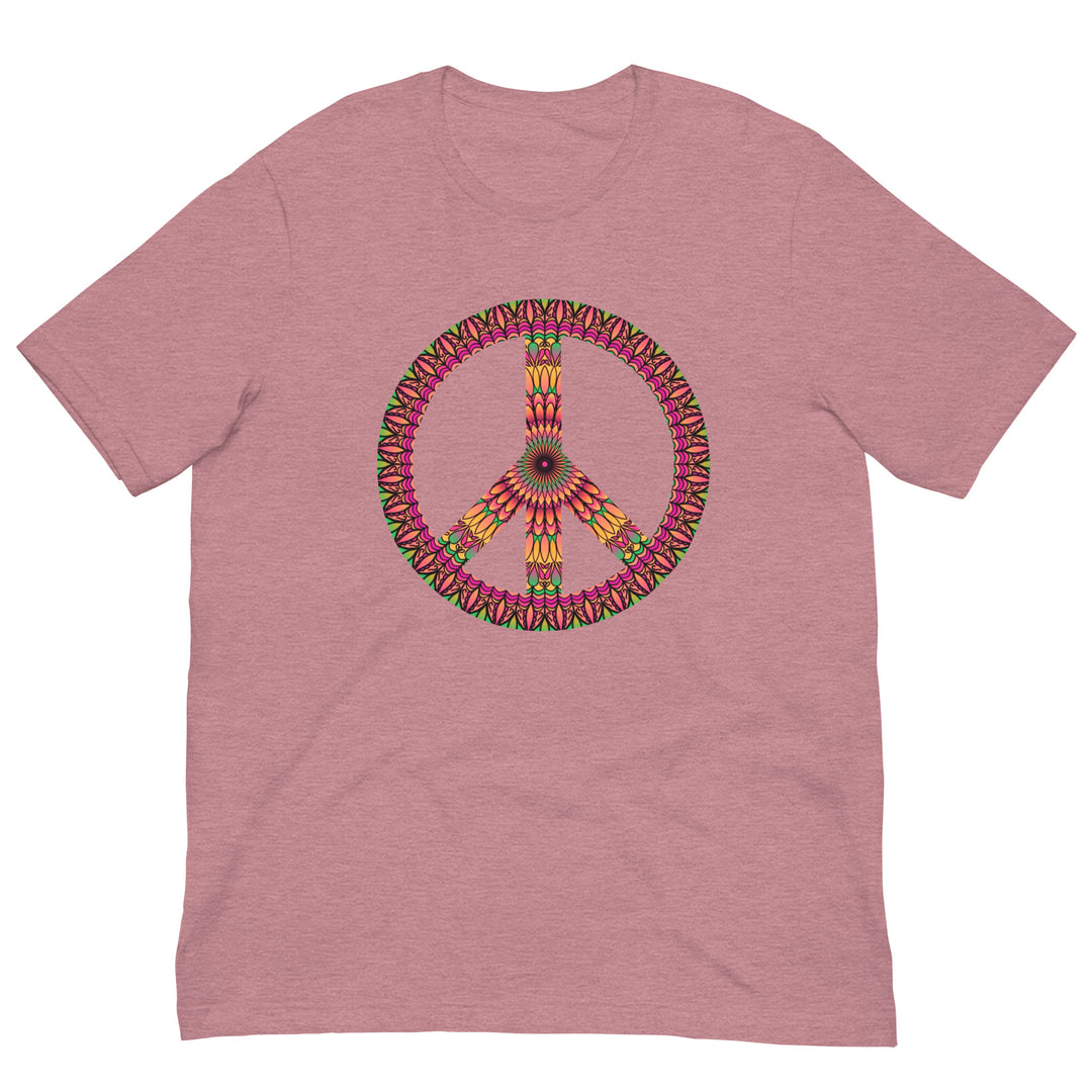 T-shirt Mandala Peace Sign