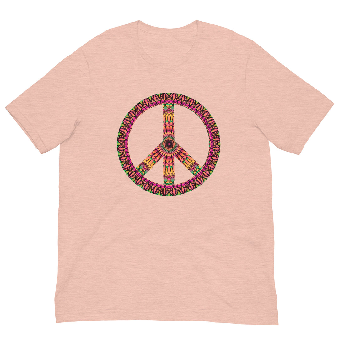 T-shirt Mandala Peace Sign