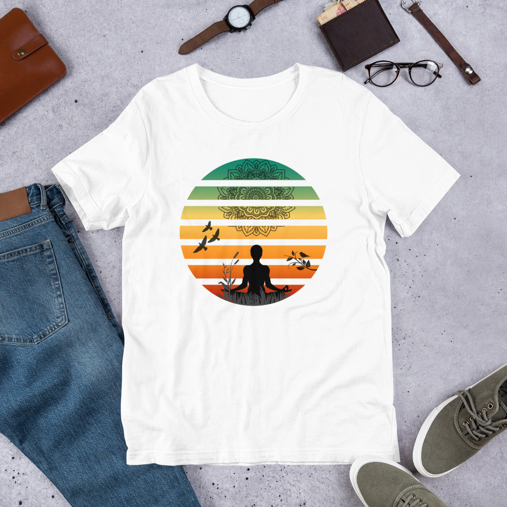 T-shirt Meditating Woman