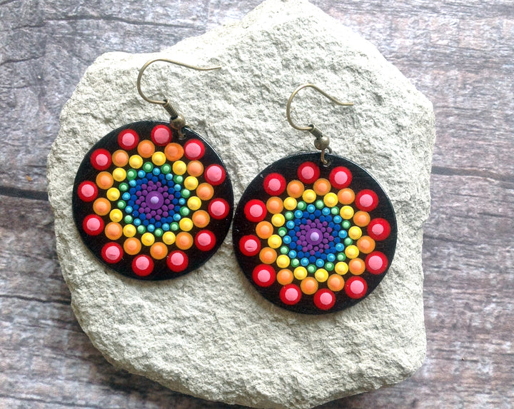 Chakra Mandala Earrings