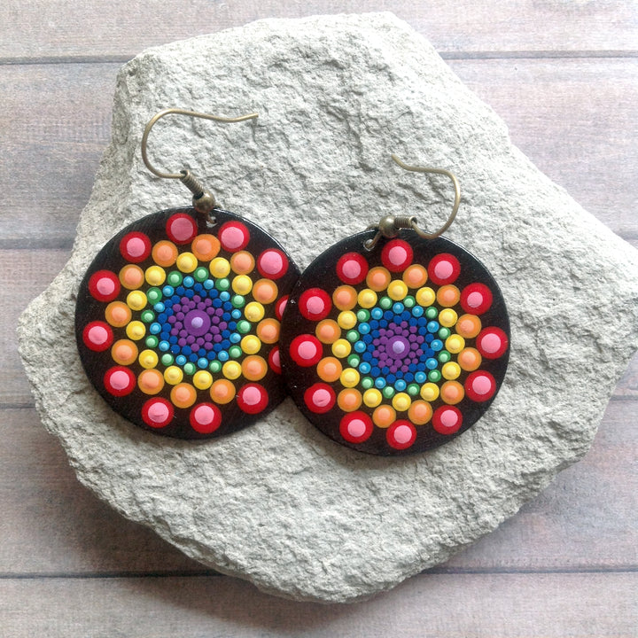 Chakra Mandala Earrings