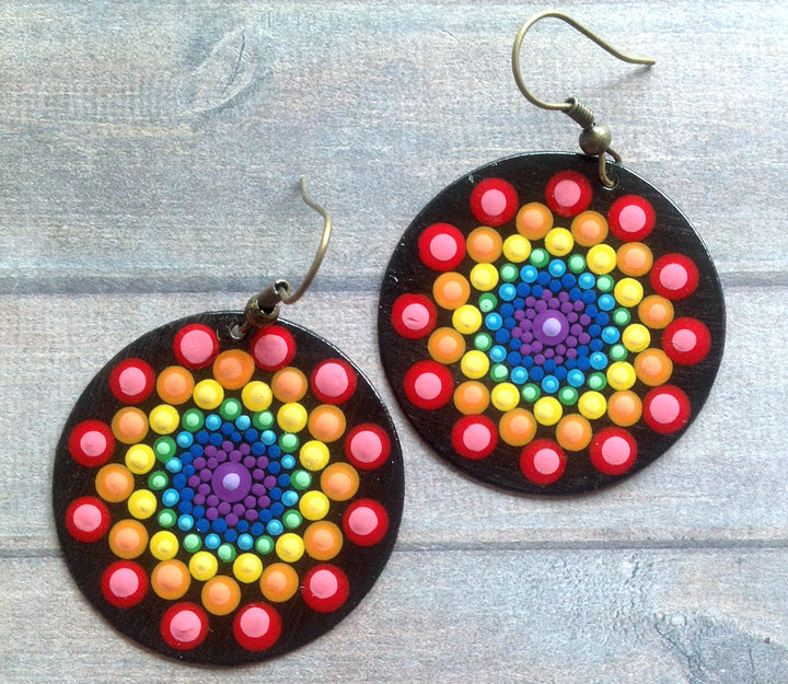 Chakra Mandala Earrings