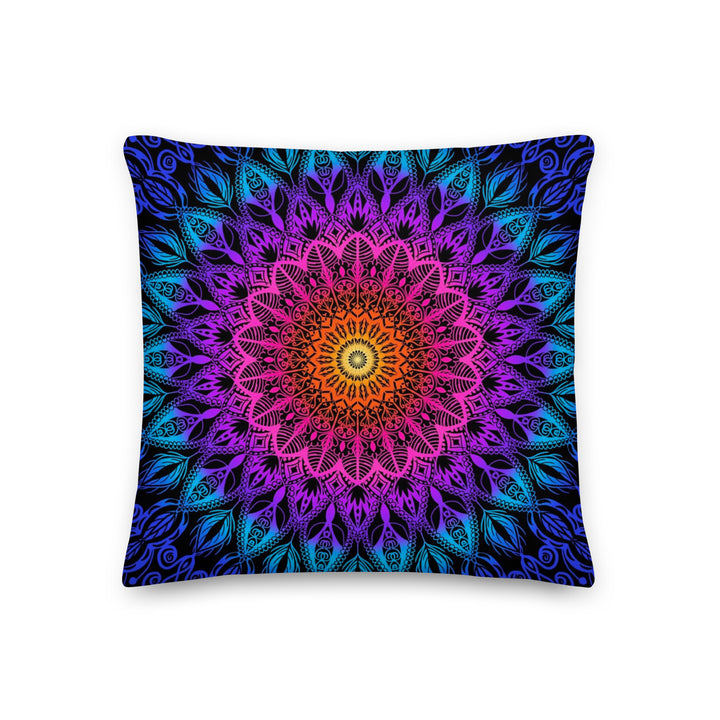 Boho Fiesta Decorative Pillow | Throw Pillow | Mandala Stone