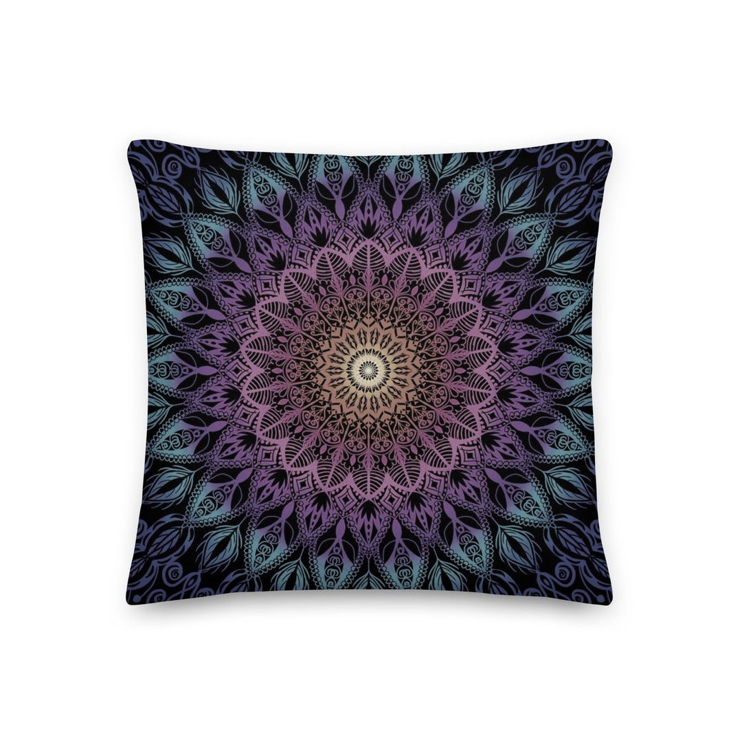 Pastel Dreams: Playful Mandala Throw Pillow