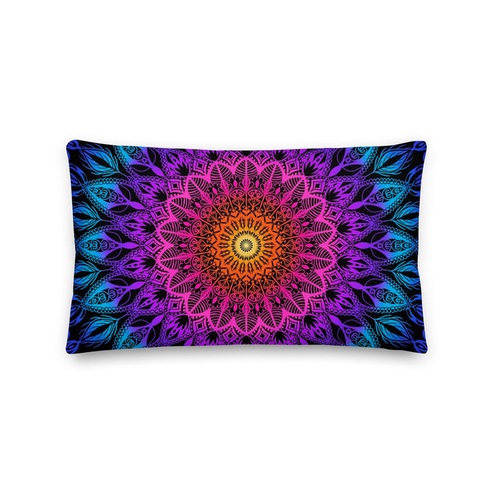 Boho Fiesta Decorative Pillow | Throw Pillow | Mandala Stone