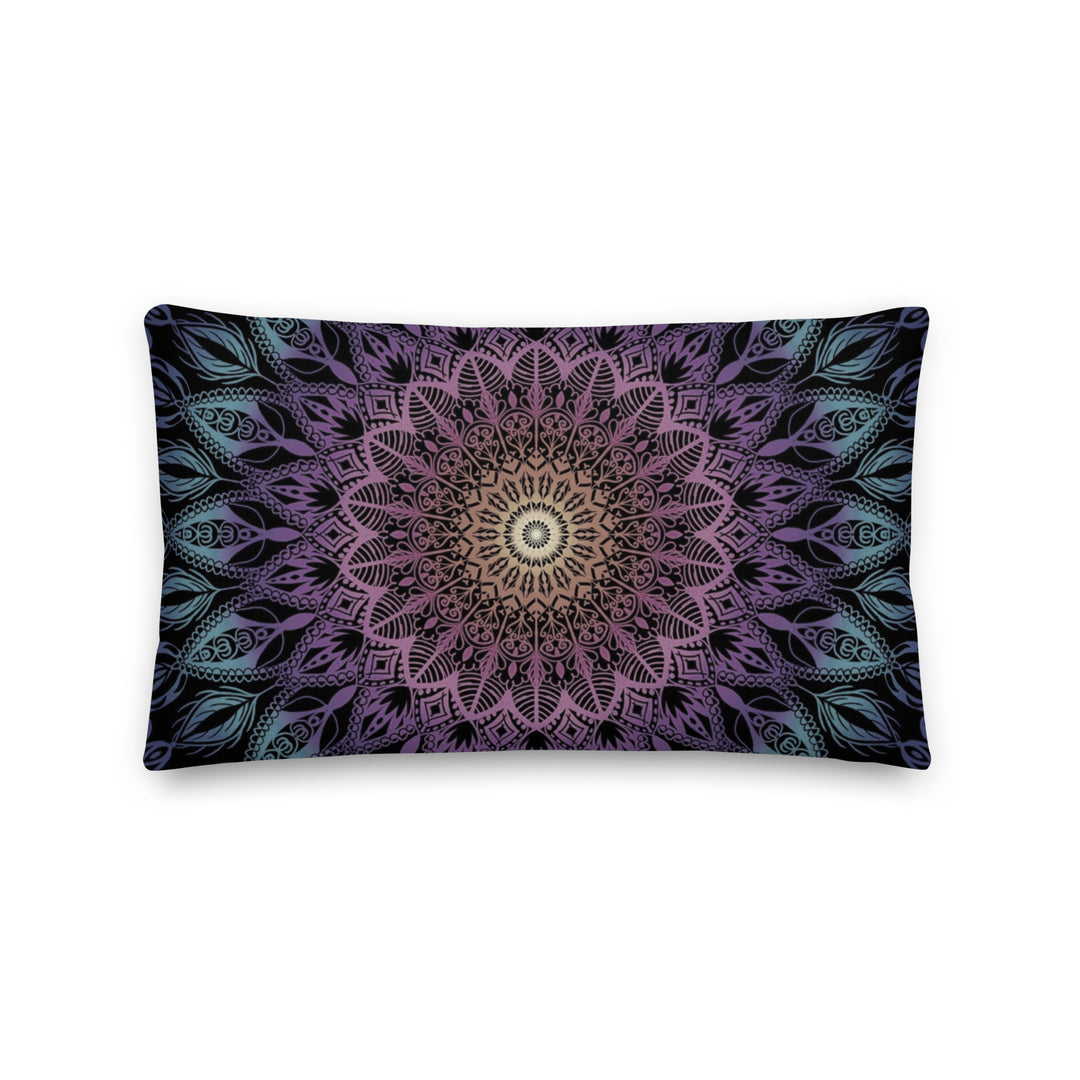 Pastel Dreams: Playful Mandala Throw Pillow