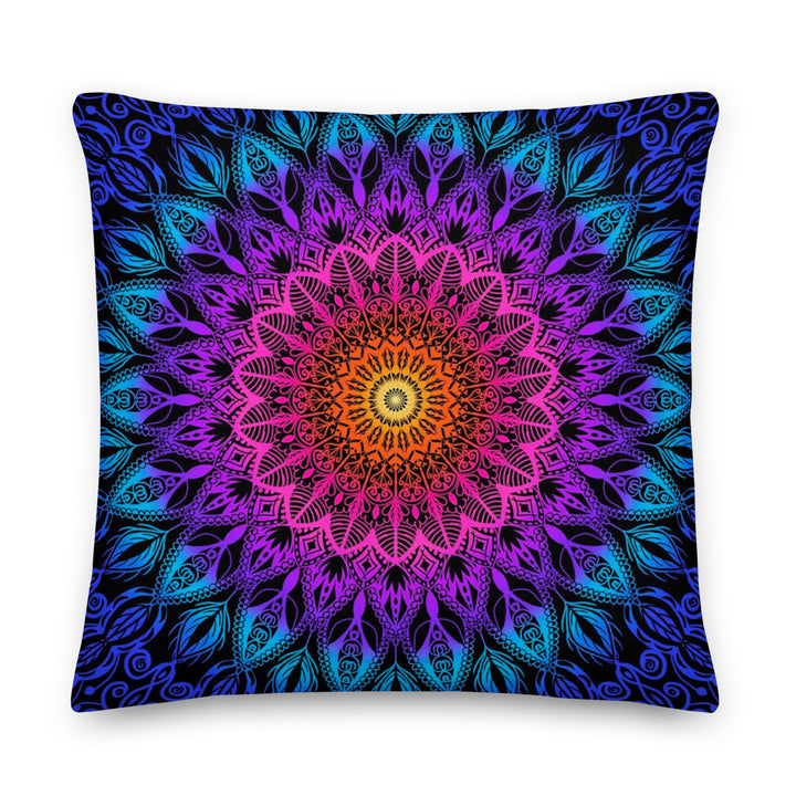 Boho Fiesta Decorative Pillow | Throw Pillow | Mandala Stone