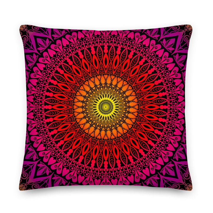 Webshop MandalaStone throw pillow Sunrise