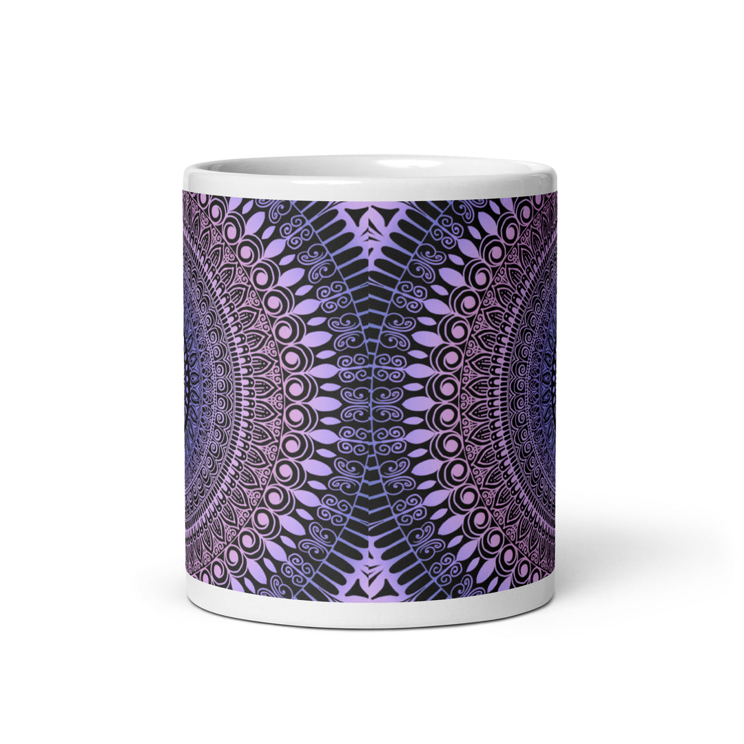 Mystical Lavender: Light Pink& Light Lavender Mandala Mug