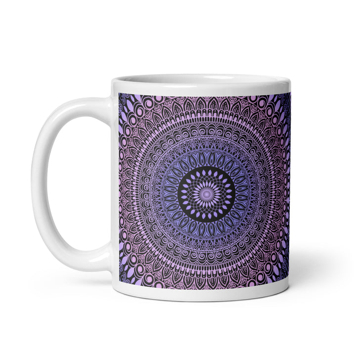 Mystical Lavender: Light Pink& Light Lavender Mandala Mug