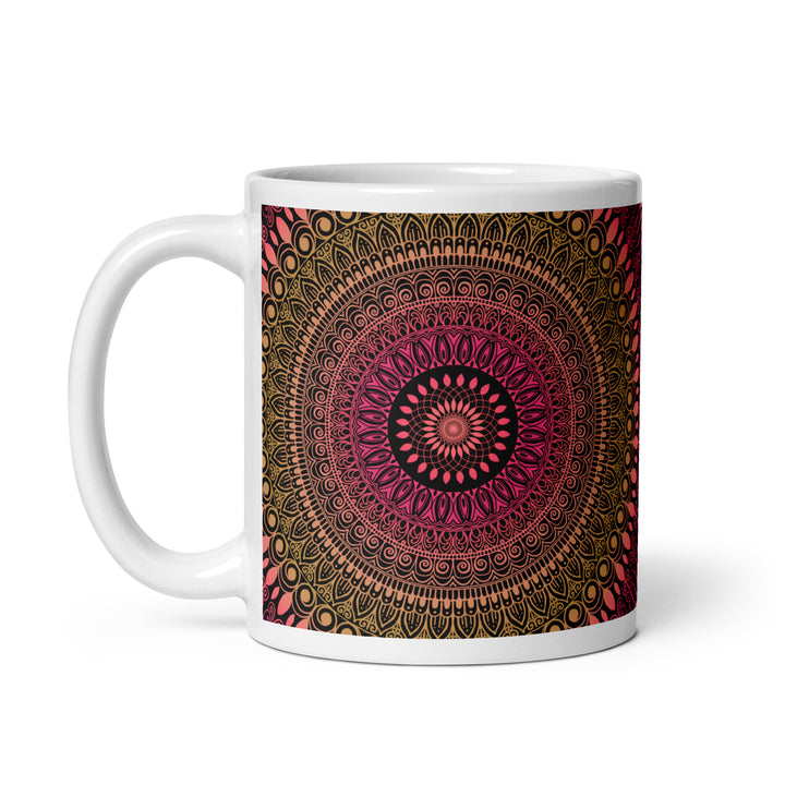 Bohemian Sunshine Mug | Mehndi Mandala Mug | Mandala Stone