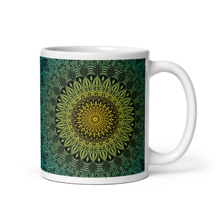 Blue Lagoon Mandala Mug | Lagoon Mandala Mug | Mandala Stone