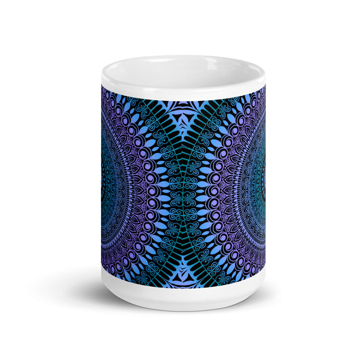 Mandala Magic: Bright Lavender, Blue & Pink Mug