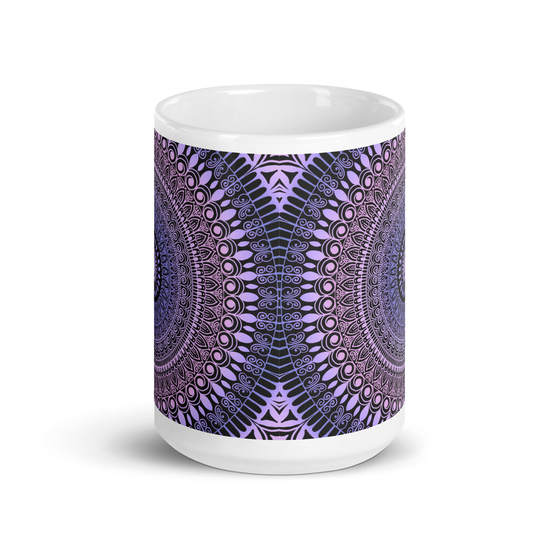 Mystical Lavender: Light Pink& Light Lavender Mandala Mug