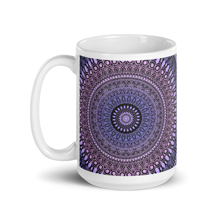 Mystical Lavender: Light Pink& Light Lavender Mandala Mug