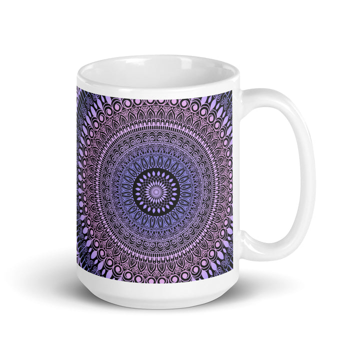 Mystical Lavender: Light Pink& Light Lavender Mandala Mug